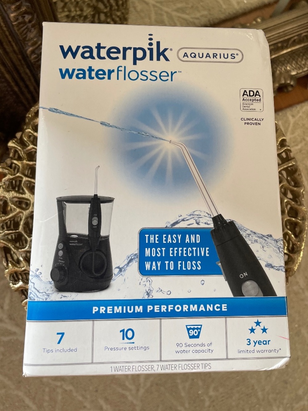 Aquarius Waterpik Waterflosser™ NEW in BOX Electric Power With 10 Settings